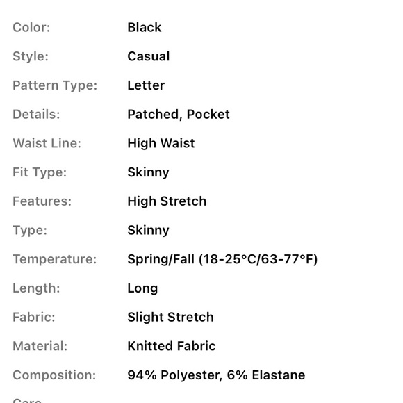 🆕 Black Skinny Pants!!! Brand New!!! - Picture 7 of 8